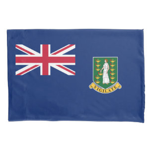 Housse D'oreillers Drapeau des îles Vierges britanniques
