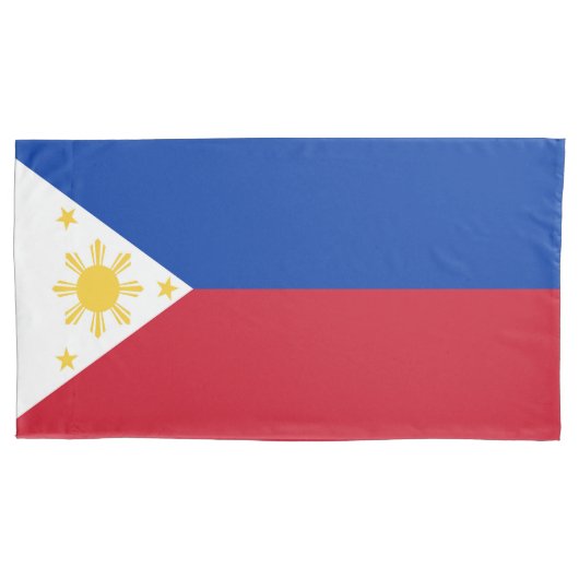 Housse D'oreillers drapeau des Philippines (devant)