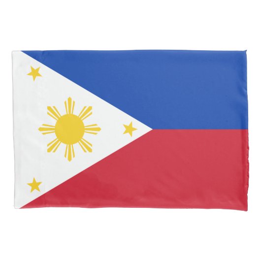Housse D'oreillers Drapeau des Philippines (devant)