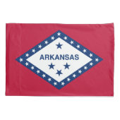 Housse D'oreillers Drapeau d'État de l'Arkansas (Dos)