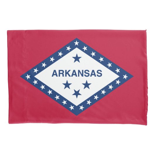 Housse D'oreillers Drapeau d'État de l'Arkansas (devant)