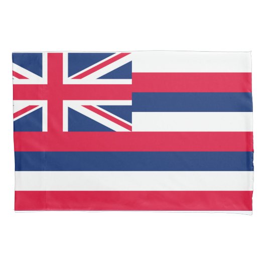Housse D'oreillers Drapeau d'État d'Hawaii Imprimer Patriotc (devant)