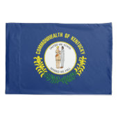 Housse D'oreillers Drapeau d'État du Kentucky Imprimer Patriotc (Dos)