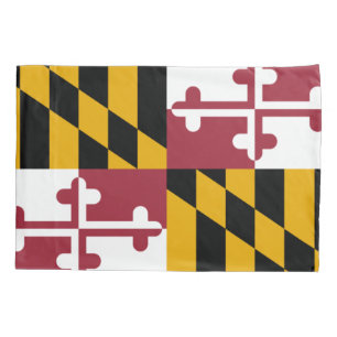 Housse D'oreillers Drapeau d'État du Maryland