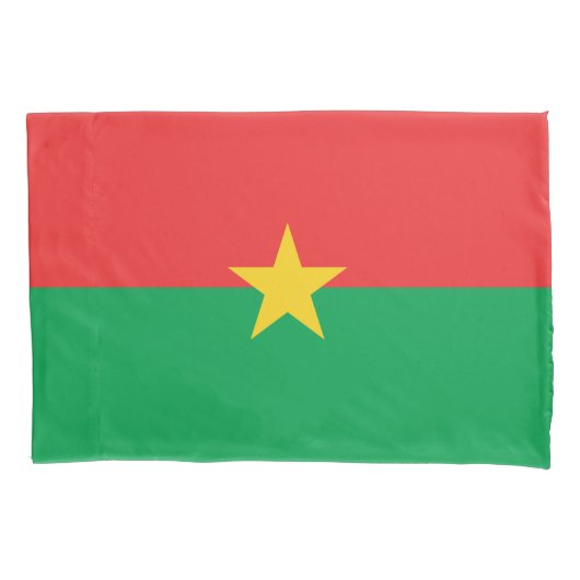 Housse D'oreillers Drapeau du Burkina Faso patriotique (devant)