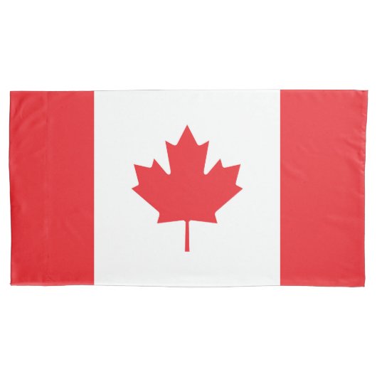 Housse D'oreillers Drapeau du Canada (devant)