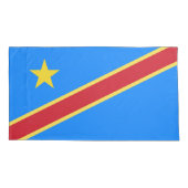 Housse D'oreillers Drapeau du Congo (Dos)