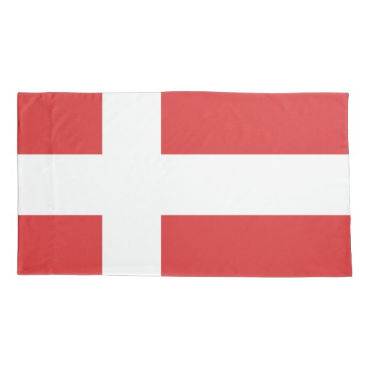 Housse D'oreillers Drapeau du Danemark (Dos)