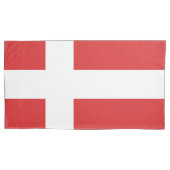 Housse D'oreillers Drapeau du Danemark (devant)