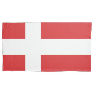 Housse D'oreillers Drapeau du Danemark