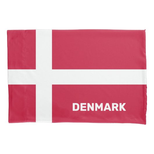 Housse D'oreillers Drapeau du Danemark (devant)