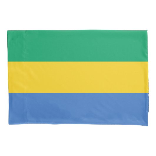 Housse D'oreillers Drapeau du Gabon (devant)