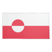 Housse D'oreillers Drapeau du Groenland (Dos)
