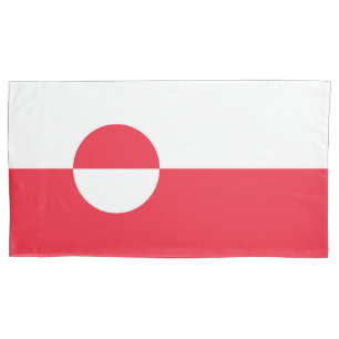 Housse D'oreillers Drapeau du Groenland
