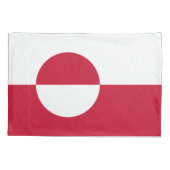 Housse D'oreillers Drapeau du Groenland (Dos)