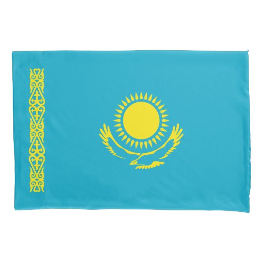 Housse D'oreillers Drapeau du Kazakhstan (devant)