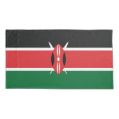 Housse D'oreillers Drapeau du Kenya (Dos)