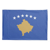 Housse D'oreillers Drapeau du Kosovo (Dos)