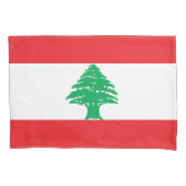 Housse D'oreillers Drapeau du Liban (devant)