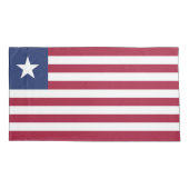 Housse D'oreillers Drapeau du Libéria (Dos)