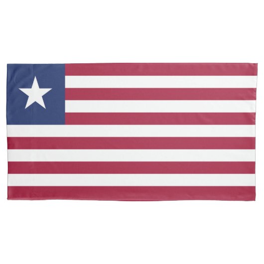 Housse D'oreillers Drapeau du Libéria (devant)