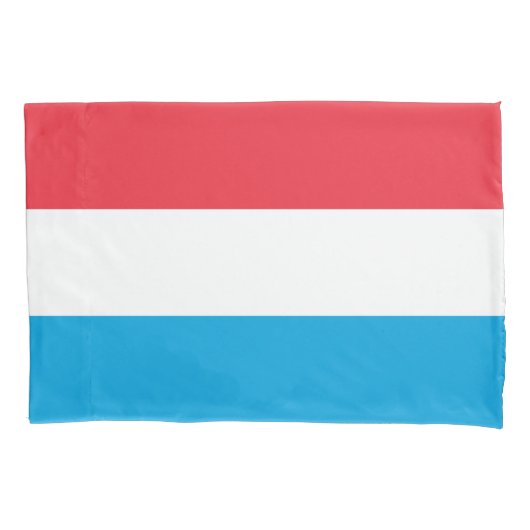 Housse D'oreillers Drapeau du Luxembourg (devant)