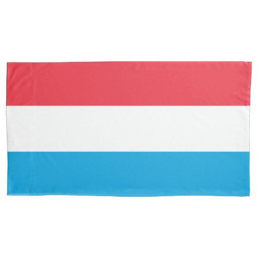 Housse D'oreillers Drapeau du Luxembourg (devant)
