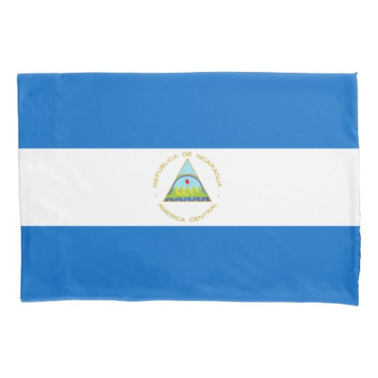 Housse D'oreillers Drapeau du Nicaragua (devant)