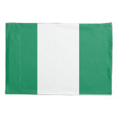 Housse D'oreillers Drapeau du Nigéria (Dos)