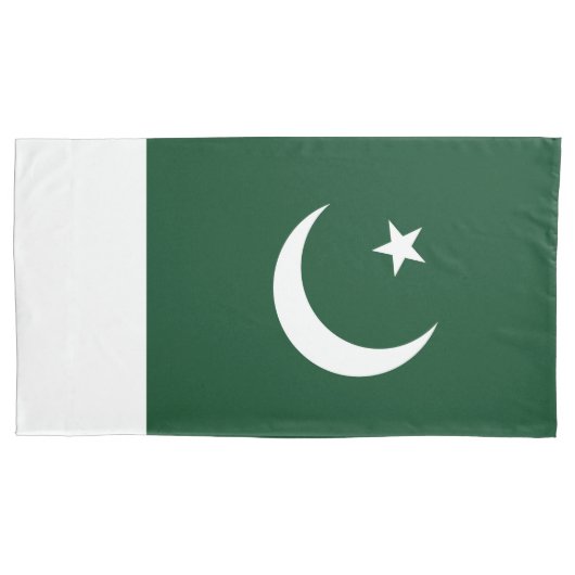 Housse D'oreillers Drapeau du Pakistan (devant)