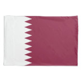 Housse D'oreillers Drapeau du Qatar (Dos)