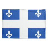 Housse D'oreillers Drapeau du Québec (Dos)