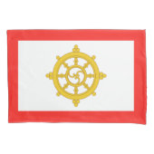 Housse D'oreillers Drapeau du royaume de Sikkim (devant)