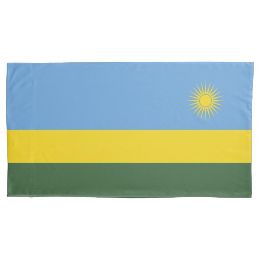 Housse D'oreillers Drapeau du Rwanda (devant)