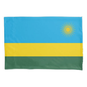 Housse D'oreillers Drapeau du Rwanda