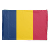 Housse D'oreillers Drapeau du Tchad (Dos)