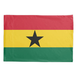 Housse D'oreillers Drapeau d'un seul pilote patriotique du Ghana