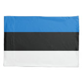 Housse D'oreillers Drapeau estonien (Dos)