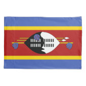 Housse D'oreillers Drapeau Eswatini (Dos)