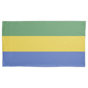 Housse D'oreillers Drapeau Gabon
