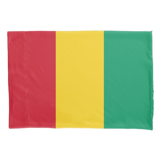 Housse D'oreillers Drapeau Guinée (devant)