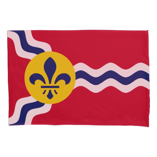 Housse D'oreillers Drapeau HesseDrapeau de Saint-Louis, Carnet du Mis (devant)