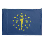 Housse D'oreillers Drapeau Indiana (Dos)