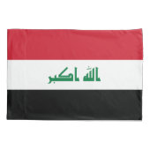 Housse D'oreillers Drapeau Iraq (Dos)