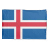 Housse D'oreillers Drapeau Islande (Dos)