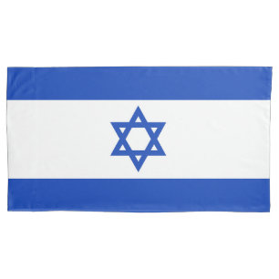 Housse D'oreillers Drapeau Israël