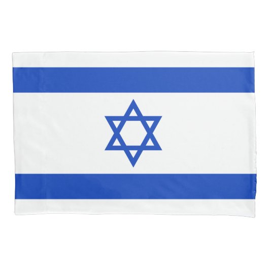 Housse D'oreillers Drapeau Israël (devant)