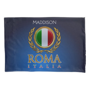 Housse D'oreillers Drapeau italien customisé