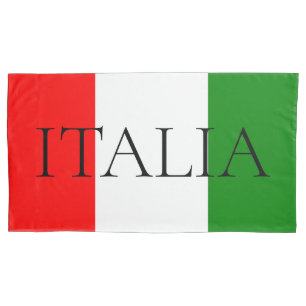 Housse D'oreillers Drapeau Italien Grand ITALIA Serviette de Plage