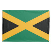 Housse D'oreillers Drapeau Jamaïque (Dos)